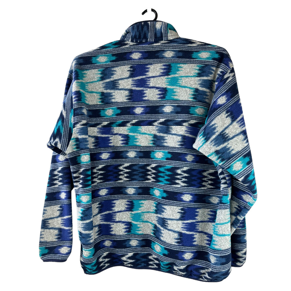 Patagonia Lightweight Synchilla Snap-T Fleece Pullover Nepali Dhoti Aztec XL - Picture 7 of 9